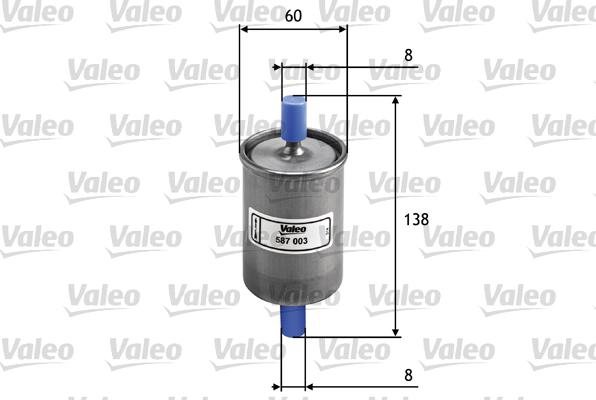 Valeo 587003 - Alyvos filtras onlydrive.pro