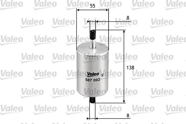 Valeo 587002 - Масляный фильтр onlydrive.pro