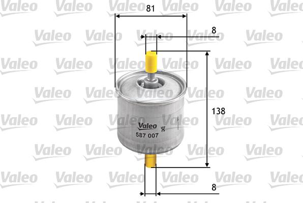 Valeo 587007 - Oil Filter onlydrive.pro