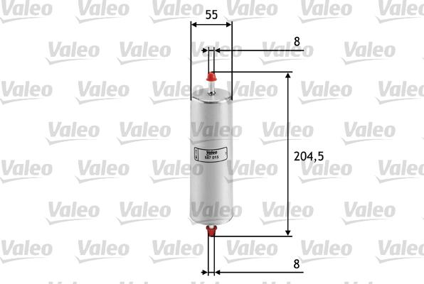 Valeo 587015 - Топливный фильтр onlydrive.pro