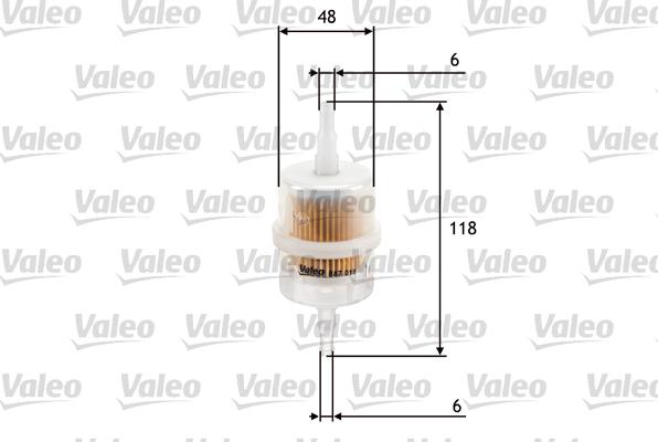 Valeo 587011 - Kütusefilter onlydrive.pro