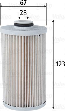 Valeo 587083 - Fuel filter onlydrive.pro