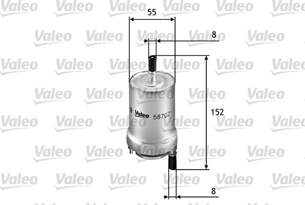 Valeo 587021 - Масляный фильтр onlydrive.pro