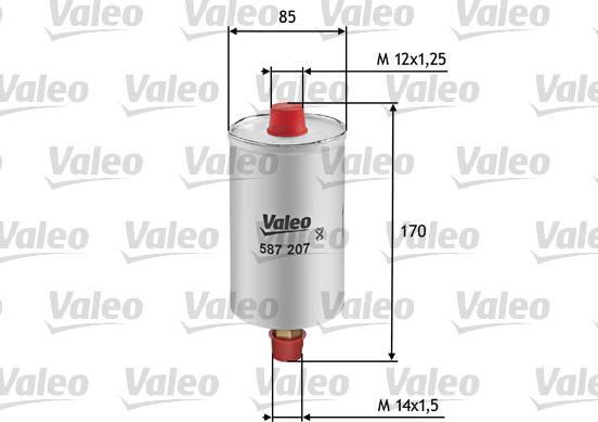 Valeo 587207 - Eļļas filtrs onlydrive.pro