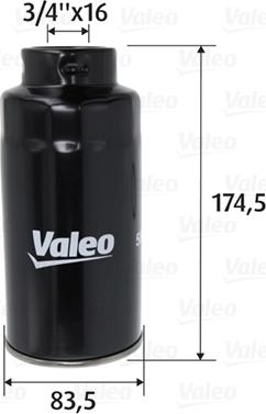 Valeo 587757 - Fuel filter onlydrive.pro