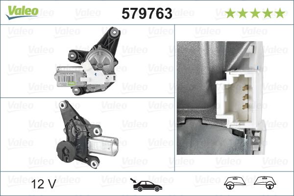 Valeo 579763 - Pyyhkijän moottori onlydrive.pro