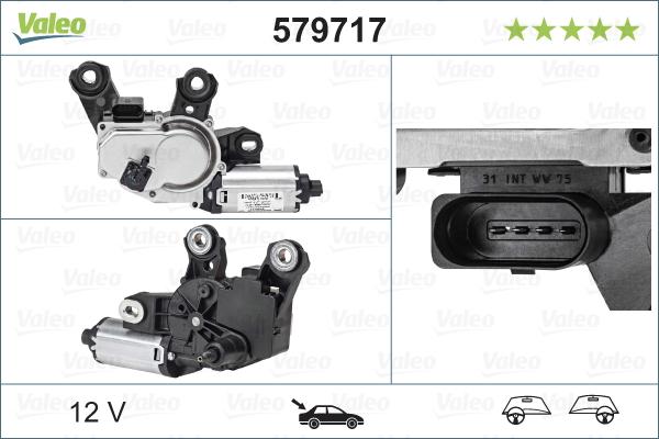 Valeo 579717 - Wiper Motor onlydrive.pro