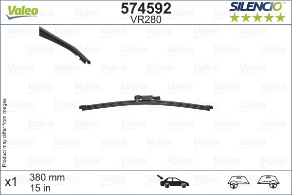 Valeo 574592 - Wiper Blade onlydrive.pro