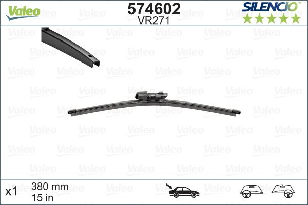 Valeo 574602 - Wiper Blade onlydrive.pro