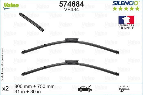 Valeo 574684 - Wiper Blade onlydrive.pro