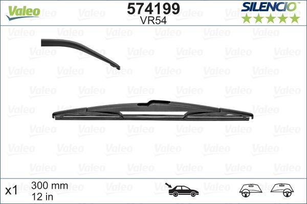 Valeo 574199 - Wiper Blade onlydrive.pro