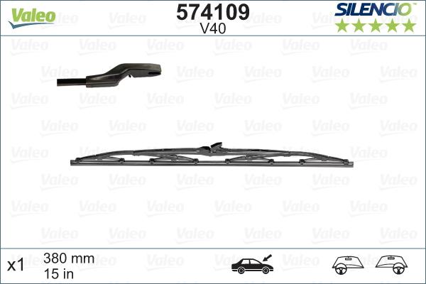 Valeo 574109 - Wiper Blade onlydrive.pro