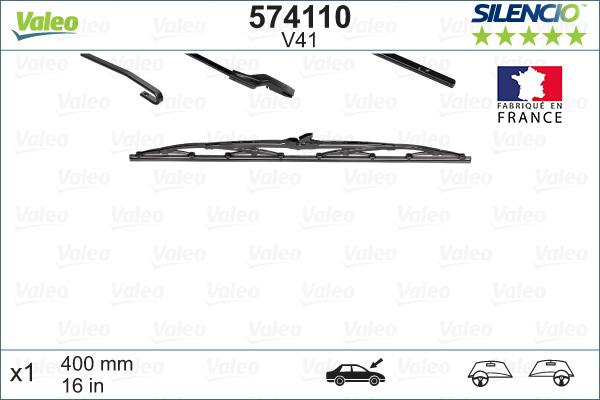 Valeo 574110 - Wiper Blade onlydrive.pro