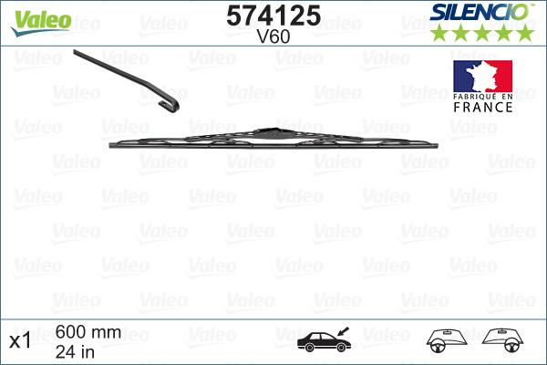 Valeo 574125 - Wiper Blade onlydrive.pro