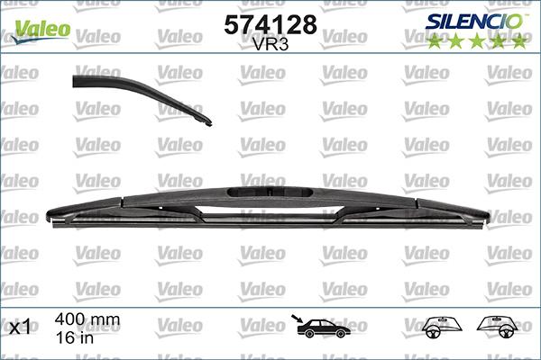 Valeo 574128 - Wiper Blade onlydrive.pro