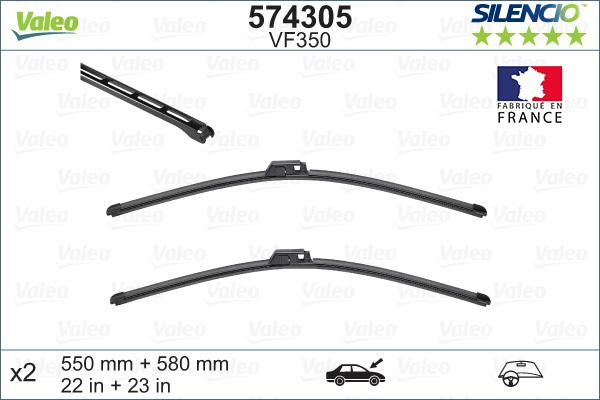 Valeo 574305 - Wiper Blade onlydrive.pro