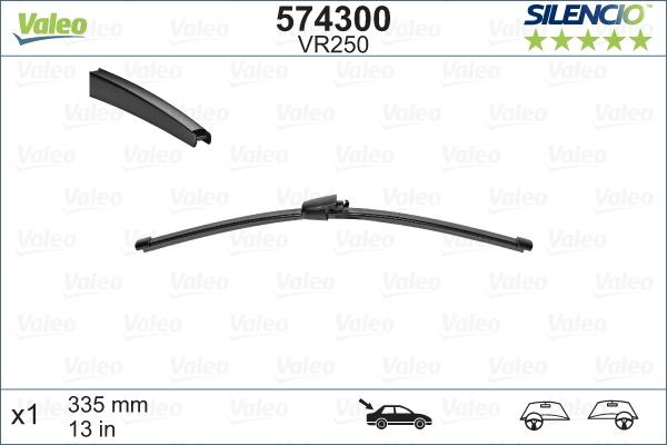 Valeo 574300 - Wiper Blade onlydrive.pro