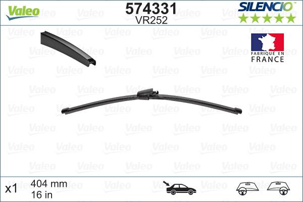 Valeo 574331 - Wiper Blade onlydrive.pro