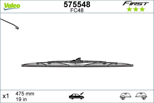 Valeo 575548 - Valytuvo gumelė onlydrive.pro