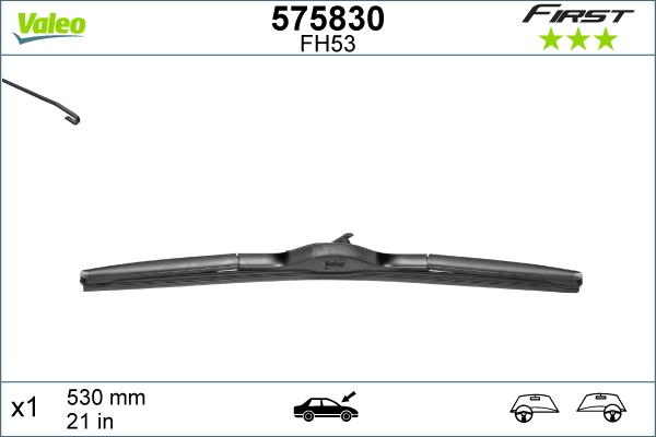 Valeo 575830 - Wiper Blade onlydrive.pro