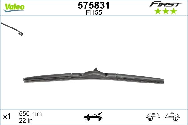 Valeo 575831 - Wiper Blade onlydrive.pro