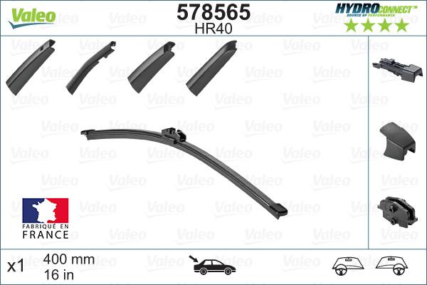 Valeo 578565 - Wiper Blade onlydrive.pro