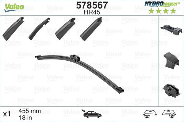 Valeo 578567 - Wiper Blade onlydrive.pro