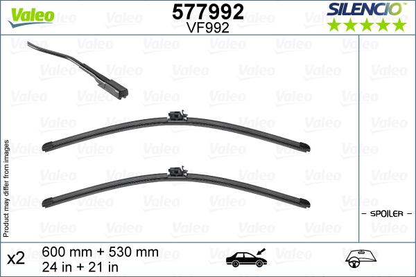 Valeo 577992 - Wiper Blade onlydrive.pro