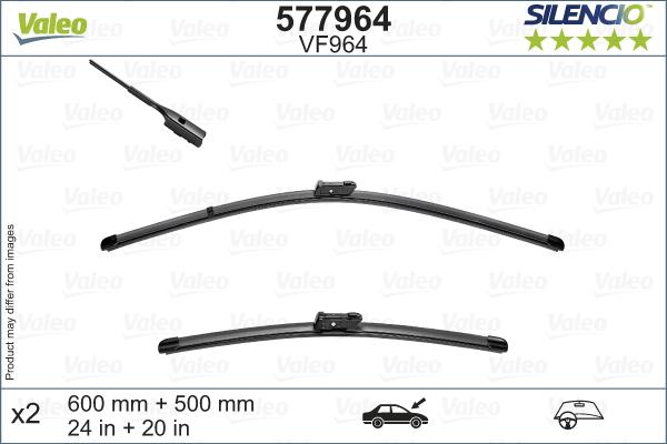 Valeo 577964 - Wiper Blade onlydrive.pro