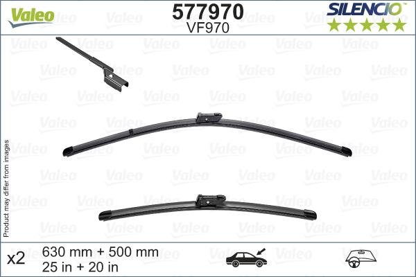 Valeo 577970 - Wiper Blade onlydrive.pro