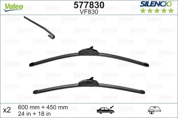 Valeo 577830 - Wiper Blade onlydrive.pro