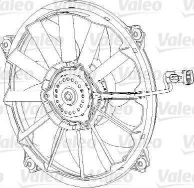 Valeo 696091 - Fan, radiator onlydrive.pro