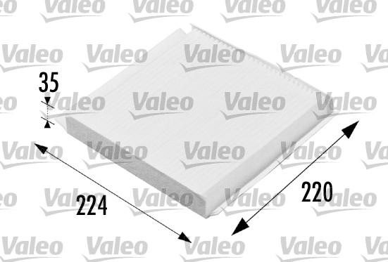 Valeo 698657 - Filter, interior air onlydrive.pro