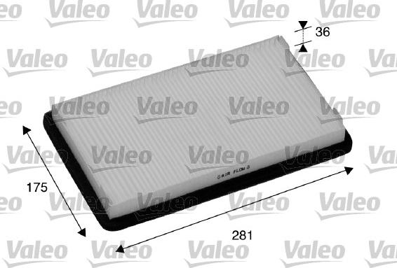 Valeo 698893 - Filtras, salono oras onlydrive.pro