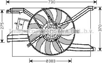 Valeo 698844 - Ventiliatorius, radiatoriaus onlydrive.pro