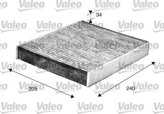 Valeo 698883 - Filter, interior air onlydrive.pro