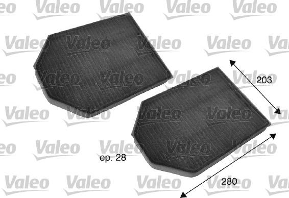 Valeo 698791 - Filter,salongiõhk onlydrive.pro