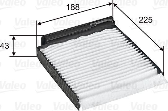 Valeo 698753 - Filter, interior air onlydrive.pro
