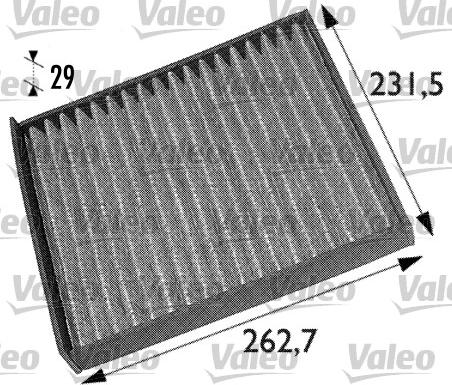 Valeo 698708 - Filter, interior air onlydrive.pro