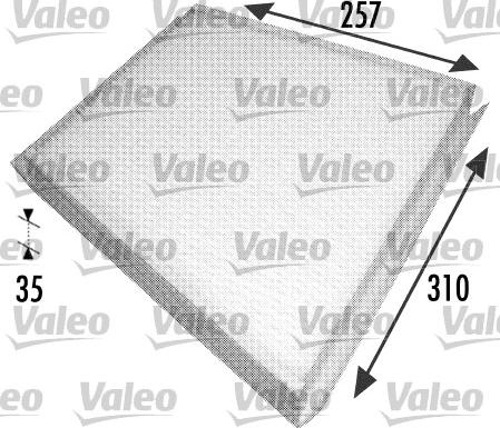 Valeo 698702 - Filter, interior air onlydrive.pro