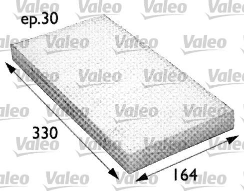 Valeo 698726 - Filter, interior air onlydrive.pro