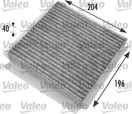 Valeo 698774 - Filter, interior air onlydrive.pro