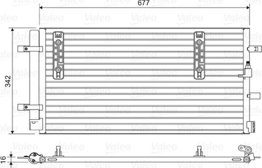 Valeo 814419 - Condenser, air conditioning onlydrive.pro