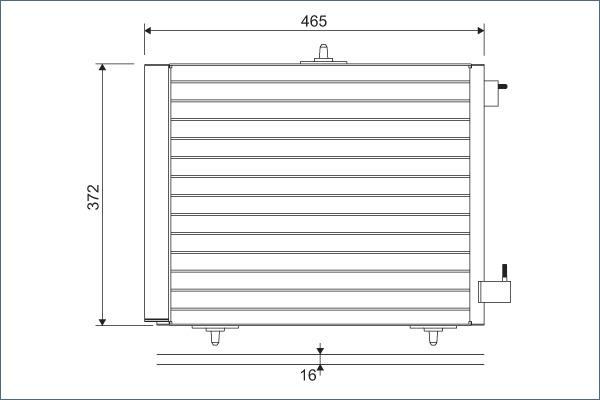 Valeo 814095 - Condenser, air conditioning onlydrive.pro