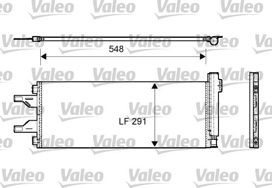 Valeo 814069 - Конденсатор кондиционера onlydrive.pro