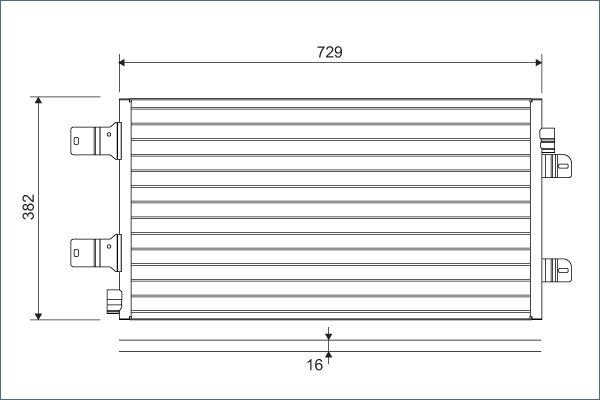 Valeo 814003 - Condenser, air conditioning onlydrive.pro