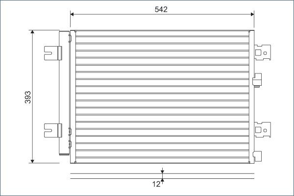 Valeo 814077 - Kondensators, Gaisa kond. sistēma onlydrive.pro