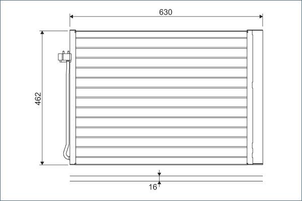 Valeo 814367 - Lauhdutin, ilmastointilaite onlydrive.pro