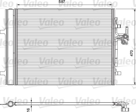 Valeo 814318 - Конденсатор кондиционера onlydrive.pro