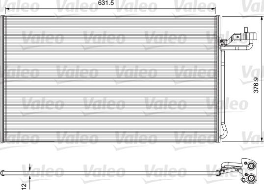 Valeo 814325 - Kondensatorius, oro kondicionierius onlydrive.pro